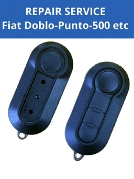 Fiat Doblo Punto 500 etc Remote Key Repair Service